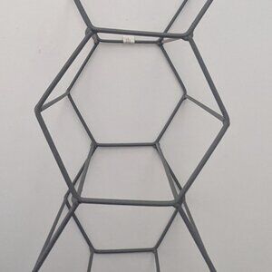 Wine Rack - 4 Slot Wire Hexagonal